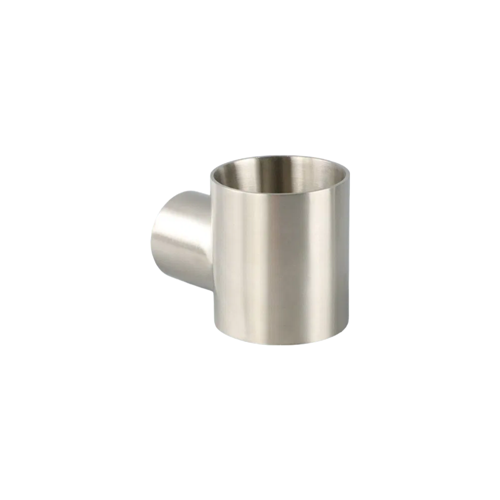 High-Quality Stainless Steel Sanitary Welded Equal Tee Pipe Fittings for Food & Pharma Industries