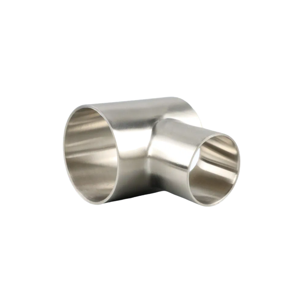 High-Quality Stainless Steel Sanitary Welded Equal Tee Pipe Fittings for Food & Pharma Industries