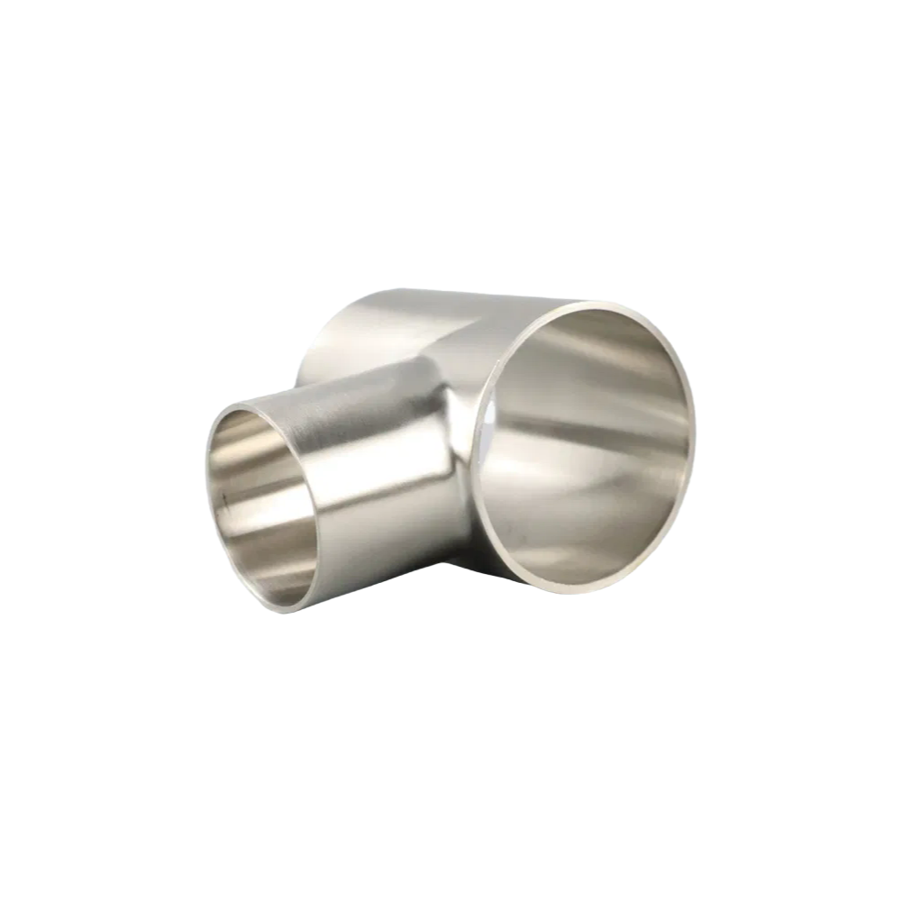 High-Quality Stainless Steel Sanitary Welded Equal Tee Pipe Fittings for Food & Pharma Industries