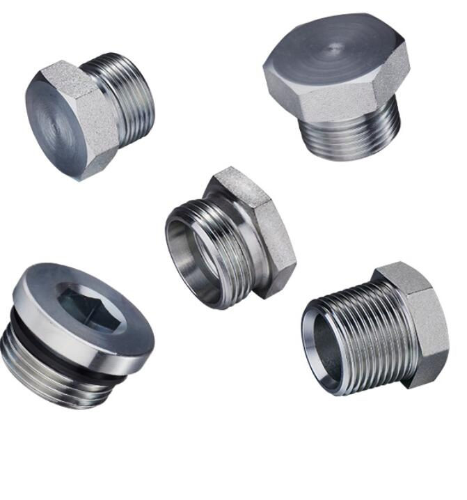 4T BSPT Male Plug Hydraulic Tube Fitting - High Pressure Carbon Steel Combination Joint Fittings