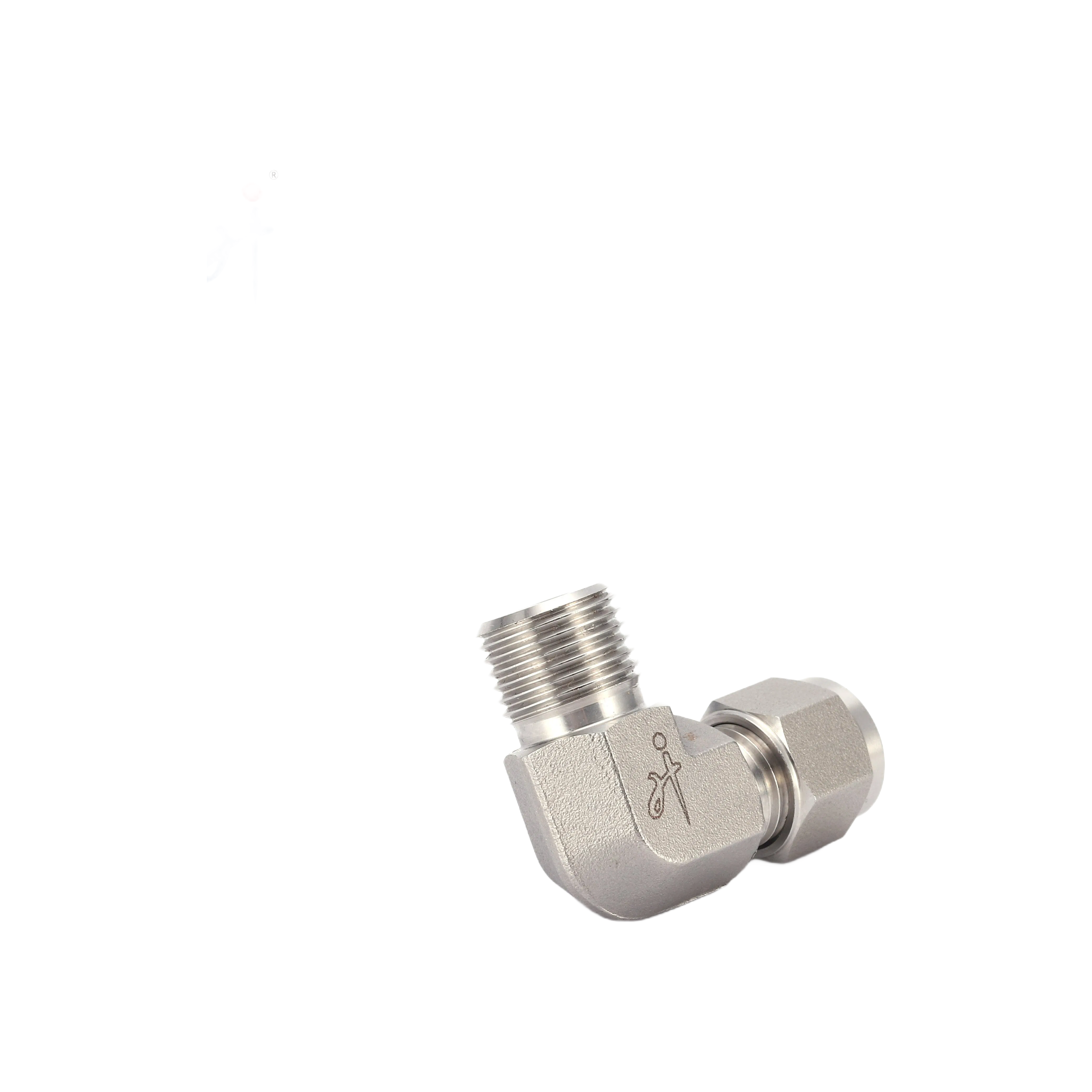 High Pressure Stainless Steel Tube Fittings - Dual Ferrules Compression Union Elbows for Industrial Applications