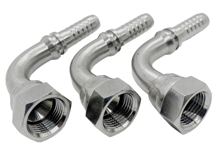 90 Degree 74 Cone Seat Female Hydraulic Hose Fittings 26791 | High Pressure JIC Combination Joint Fittings