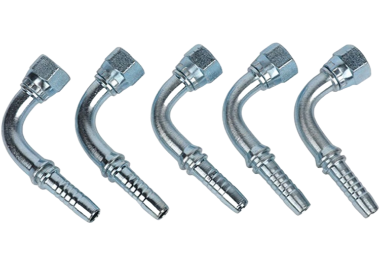 90 Degree 74 Cone Seat Female Hydraulic Hose Fittings 26791 | High Pressure JIC Combination Joint Fittings