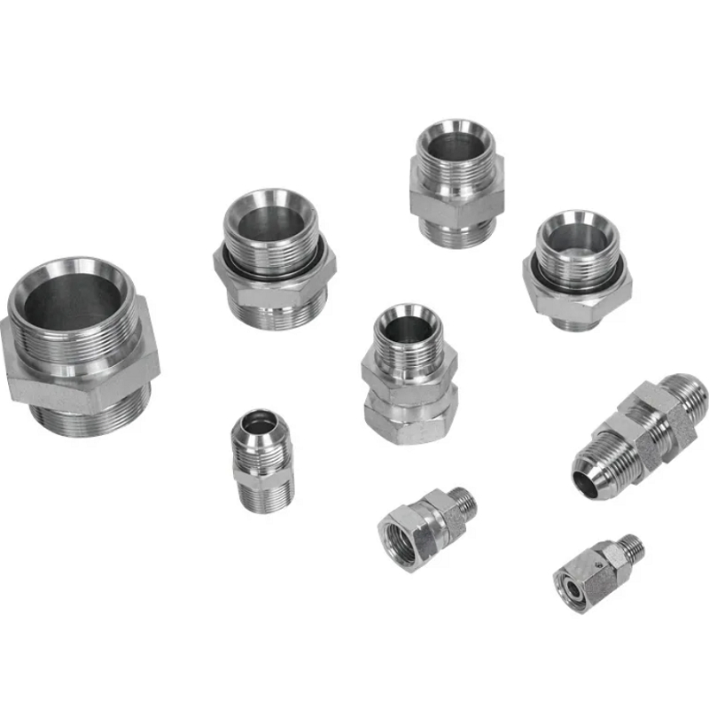 Premium Carbon/Stainless Steel Hydraulic Crimping Hose Fittings - American Combination Joint Fittings for Industrial Applications