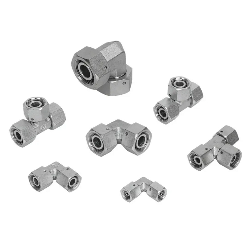 Premium Carbon/Stainless Steel Hydraulic Crimping Hose Fittings - American Combination Joint Fittings for Industrial Applications