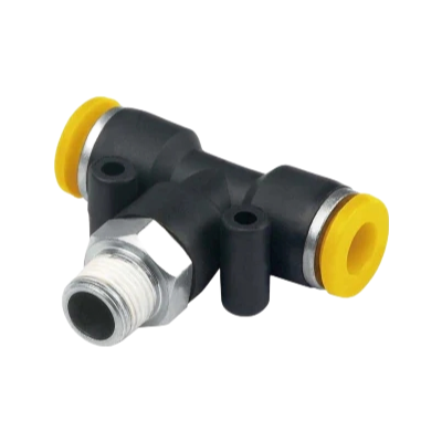 High-Quality Pneumatic Quick Connect Fittings for Polyurethane and Nylon Tubing - Brass Nickel-Plated Air Tube Connectors