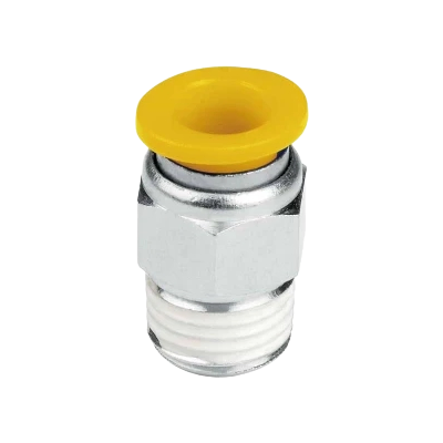 High-Quality Pneumatic Quick Connect Fittings for Polyurethane and Nylon Tubing - Brass Nickel-Plated Air Tube Connectors