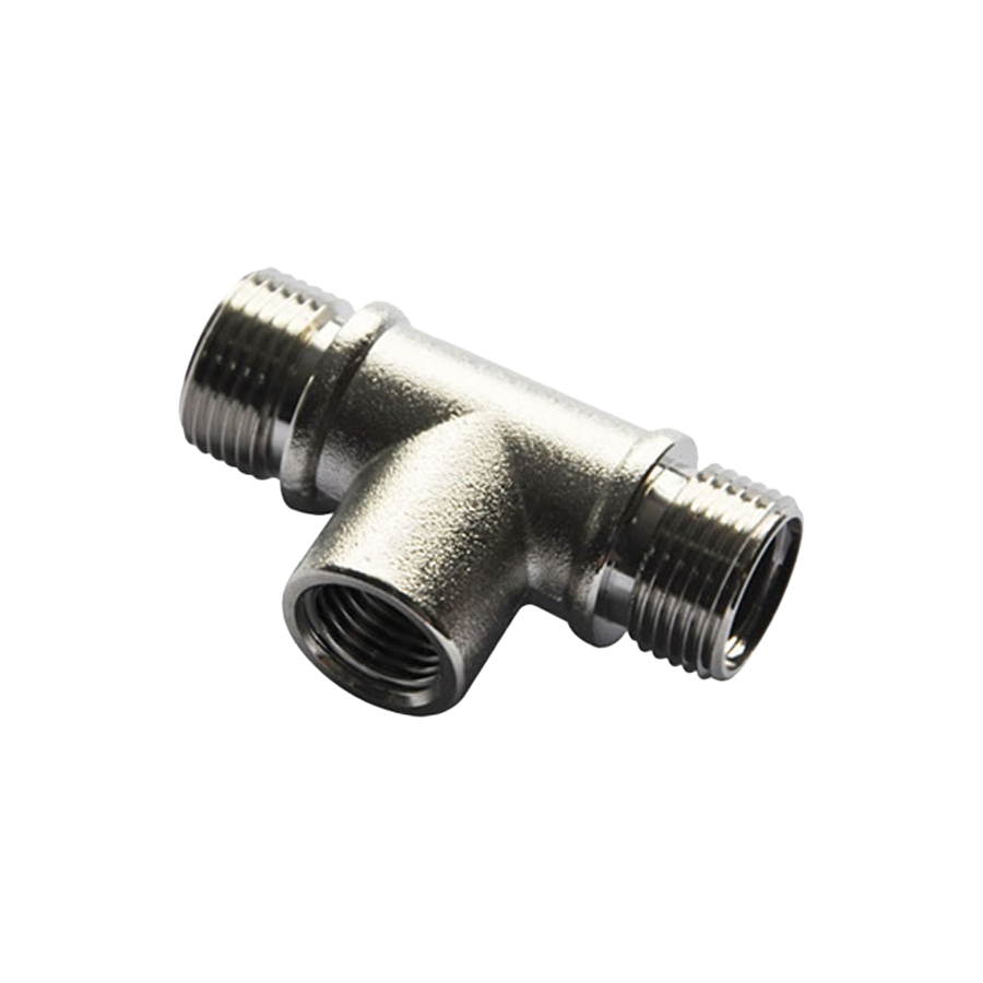 Wholesale Brass Pipe Fittings with Nickel Plated Surface and Multiple Thread Standards