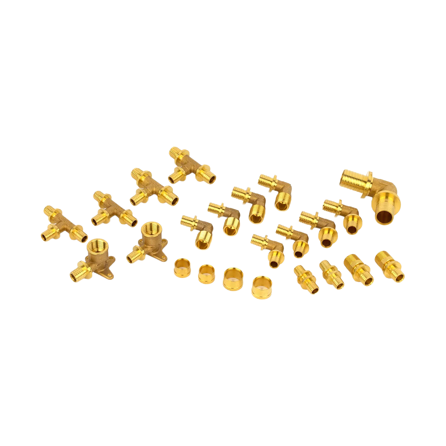Factory Direct Supply ASME ANSI Certified Brass Pipe Fittings in Various Sizes
