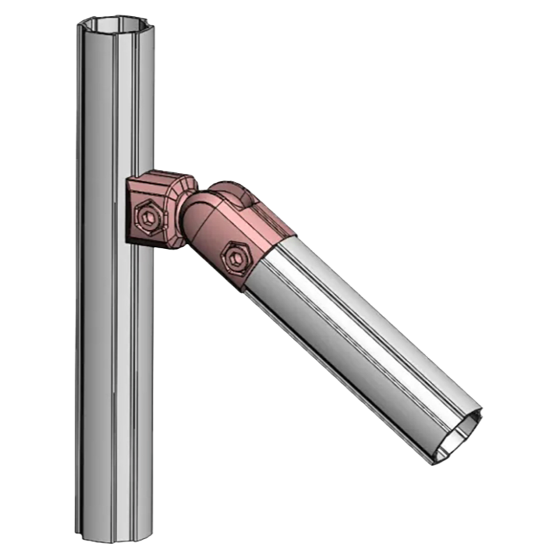 High-Quality Modular Aluminum Pipe and Joint System for Industrial Workstations and Racks