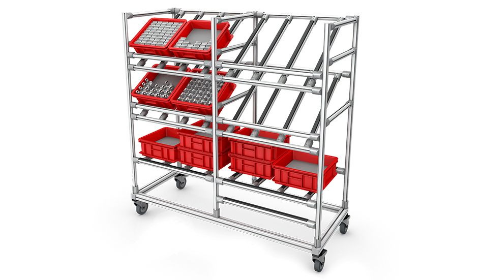 High-Quality Modular Aluminum Pipe and Joint System for Industrial Workstations and Racks