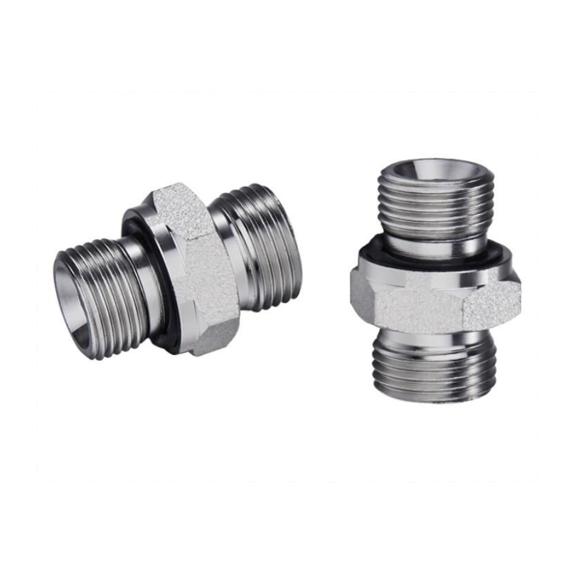 High Quality BSP/BSPT Male Hexagon Head Carbon Steel Hydraulic Fitting for Pipe Connection