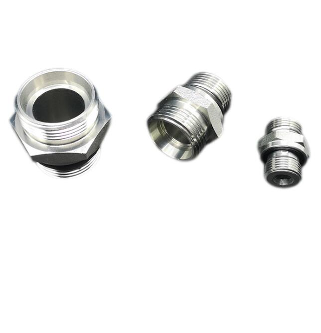 High Quality BSP/BSPT Male Hexagon Head Carbon Steel Hydraulic Fitting for Pipe Connection