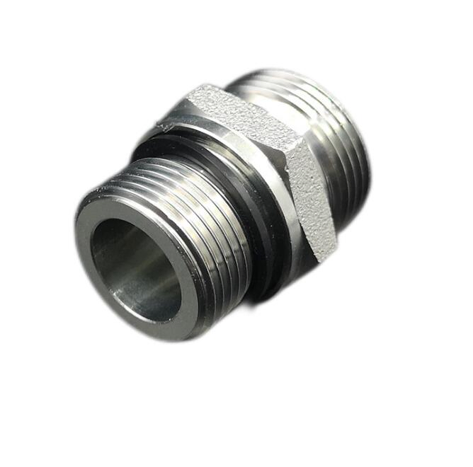 High Quality BSP/BSPT Male Hexagon Head Carbon Steel Hydraulic Fitting for Pipe Connection