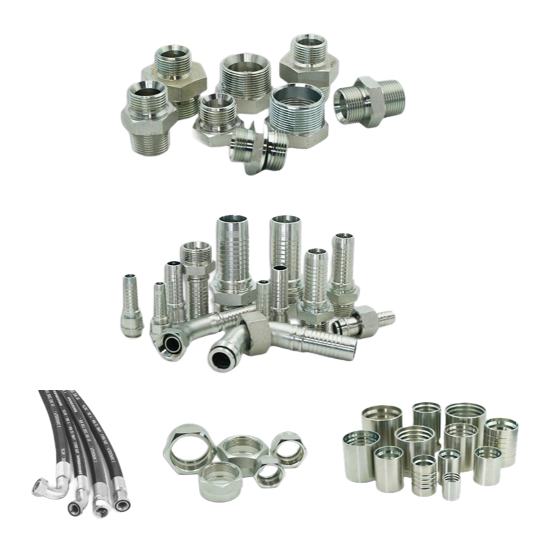 Bulk Supply of 45 Degree JIC Female Fittings with Zinc and Nickel Surface Treatment