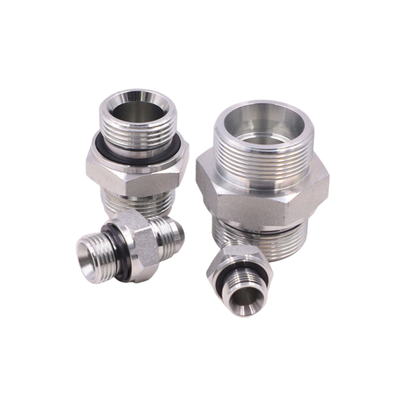 Customizable Medium Carbon Steel Hydraulic Hose Joints with Galvanized Surface Treatment