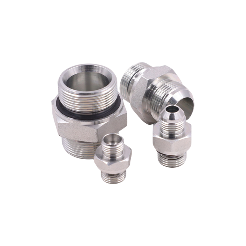 Customizable Medium Carbon Steel Hydraulic Hose Joints with Galvanized Surface Treatment