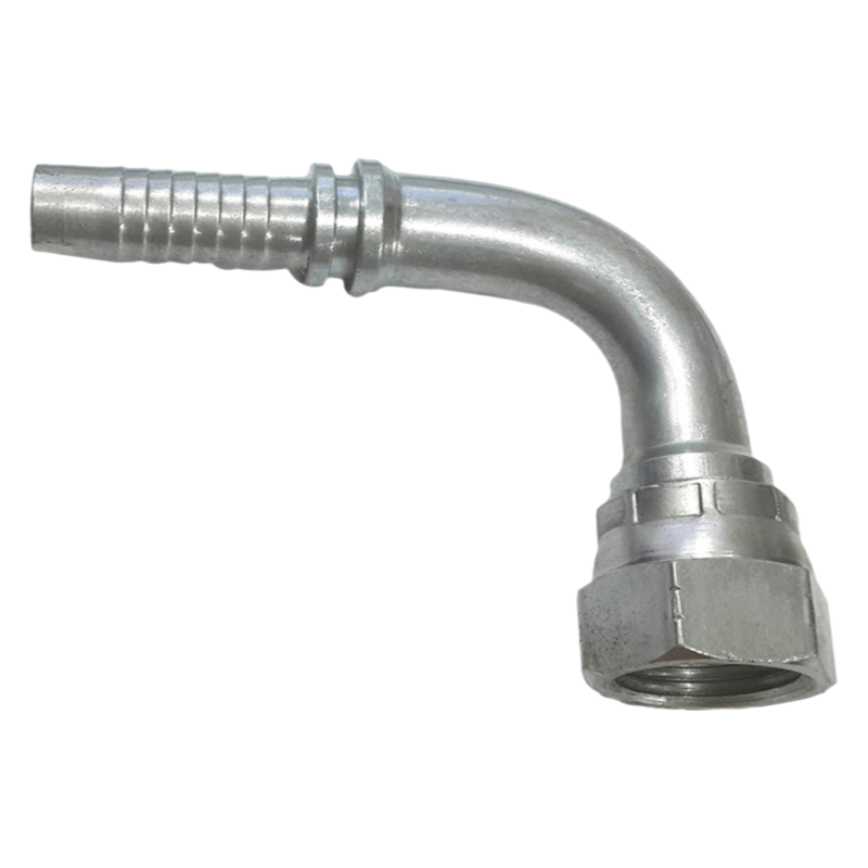 90 Degree Elbow JIC Hydraulic Insert Fitting 26791 High Pressure Crimping Hose Connector