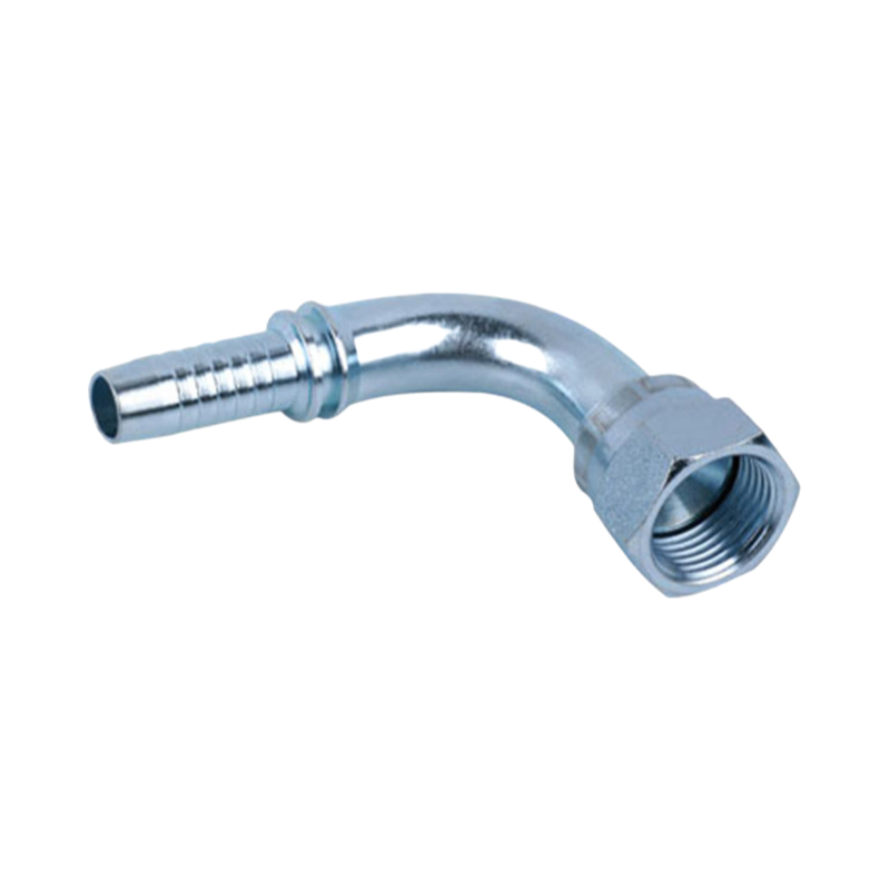 90 Degree Elbow JIC Hydraulic Insert Fitting 26791 High Pressure Crimping Hose Connector