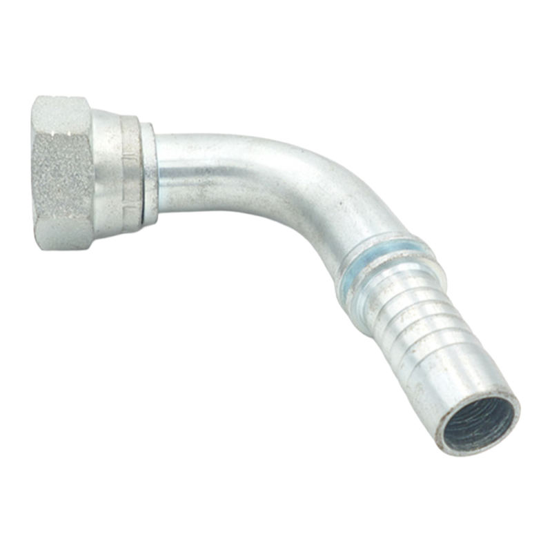 90 Degree Elbow JIC Hydraulic Insert Fitting 26791 High Pressure Crimping Hose Connector