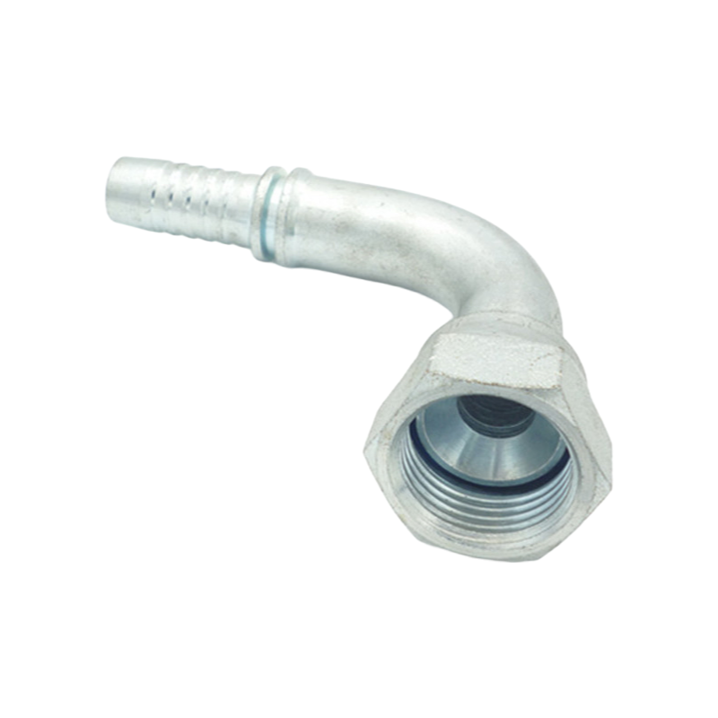 90 Degree Elbow JIC Hydraulic Insert Fitting 26791 High Pressure Crimping Hose Connector