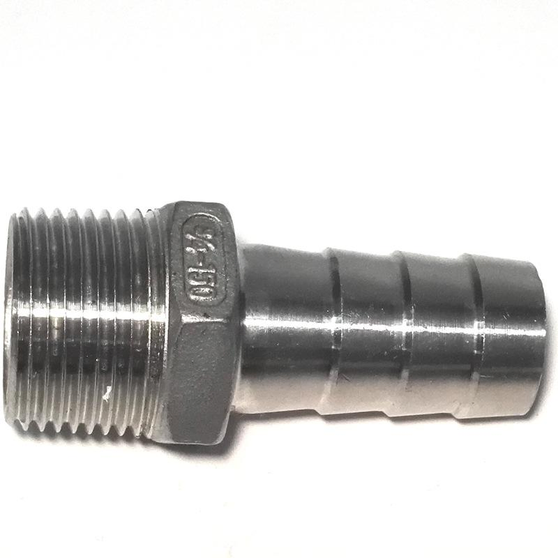 High Quality Stainless Steel Hex Hose Nipple Fittings for Industrial Pipe Connections