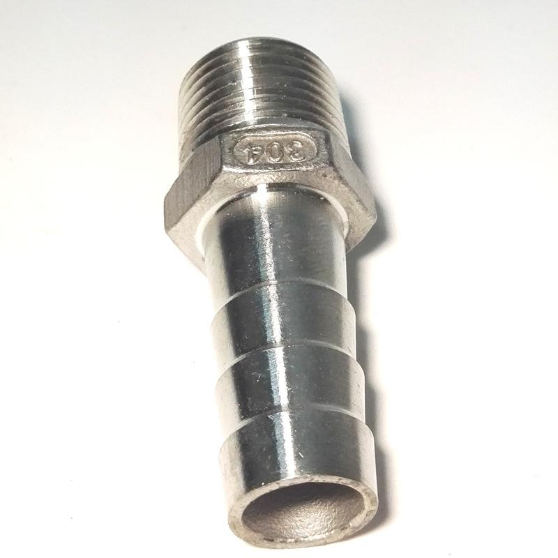 High Quality Stainless Steel Hex Hose Nipple Fittings for Industrial Pipe Connections