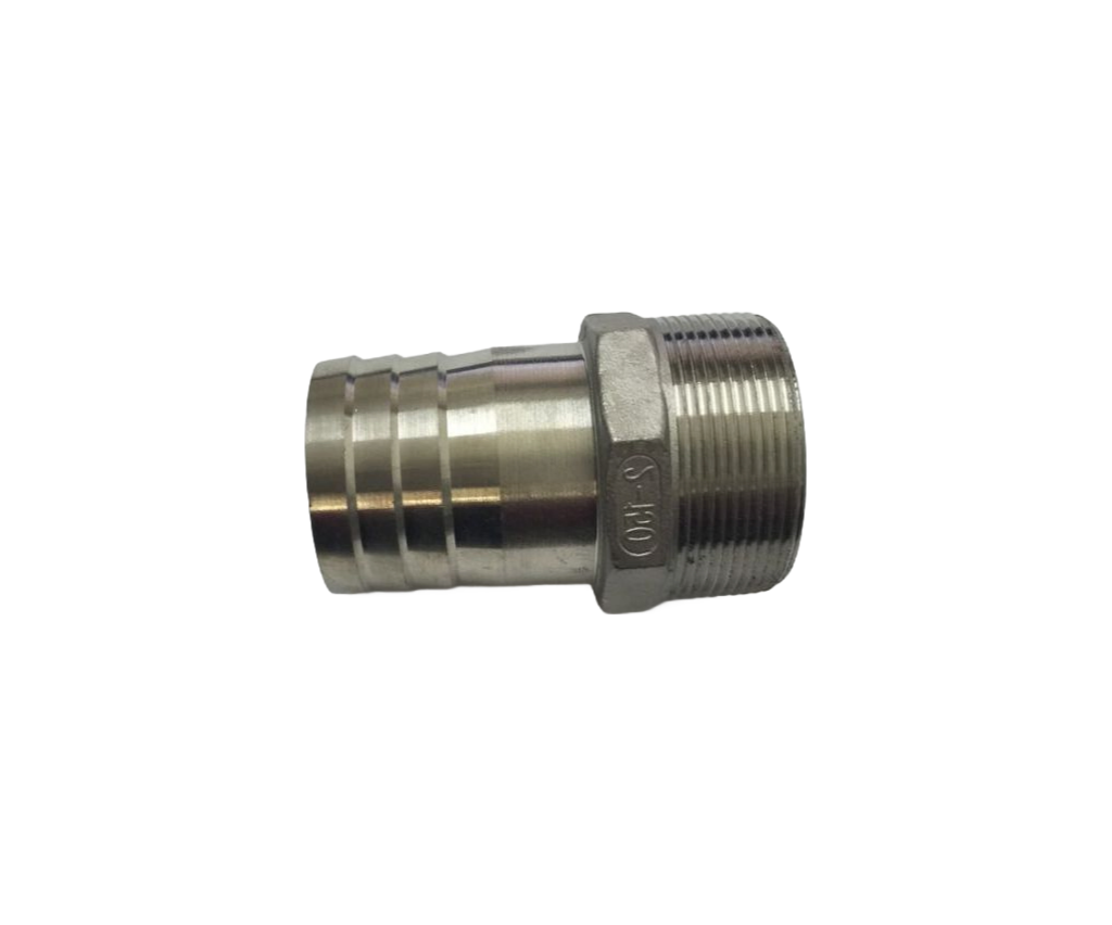 High Quality Stainless Steel Hex Hose Nipple Fittings for Industrial Pipe Connections