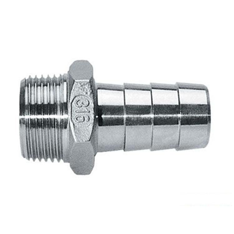 High Quality Stainless Steel Hex Hose Nipple Fittings for Industrial Pipe Connections