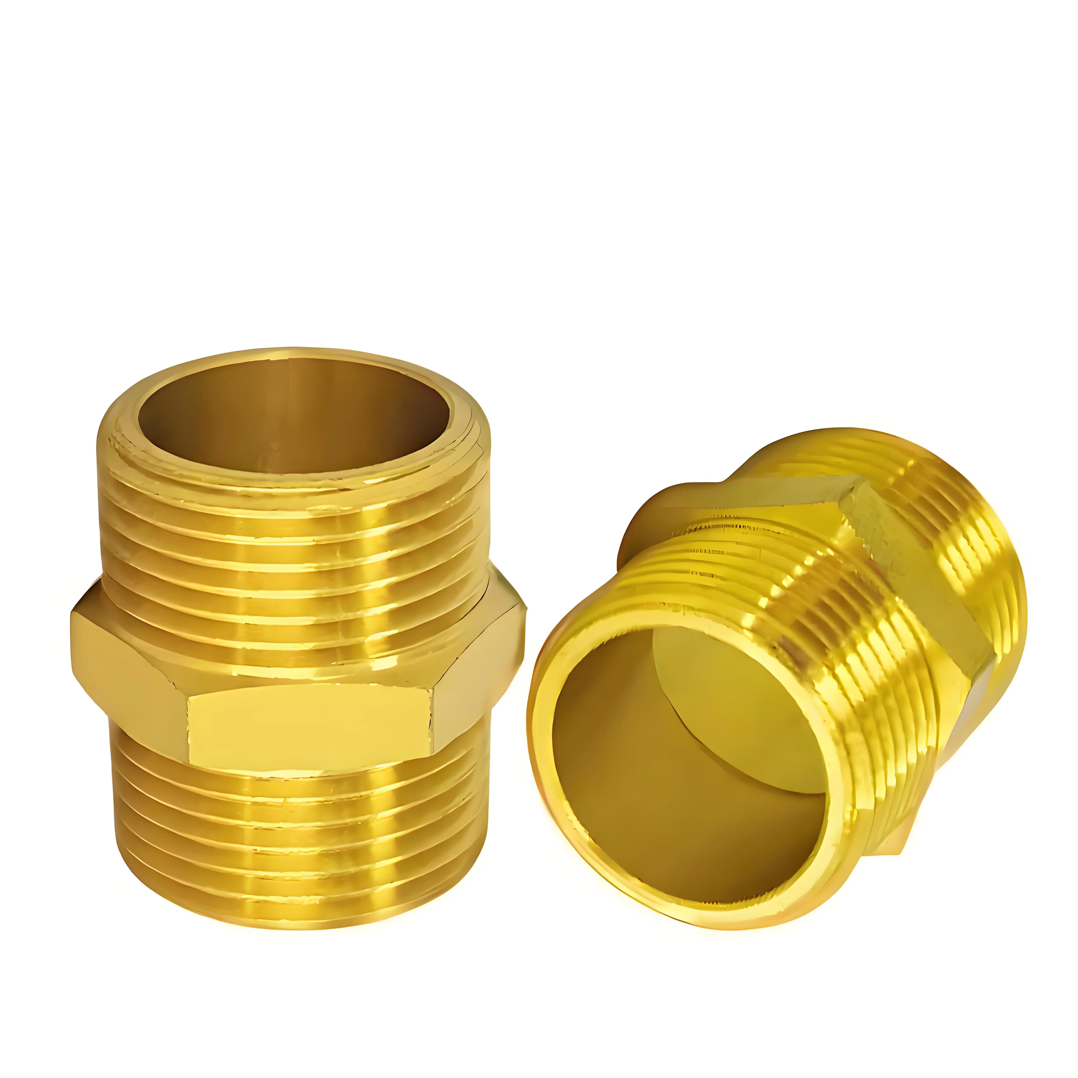OEM Customized Brass Pipe Fittings with Various Materials and Surface Treatments