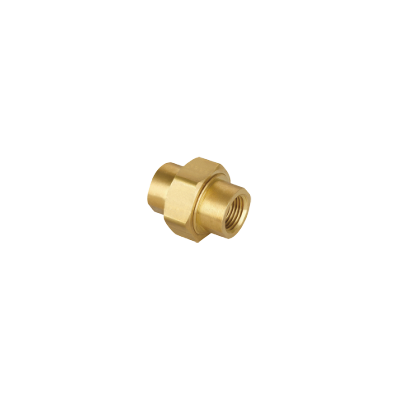 Wholesale Brass Female Tap Connect Pipe Unions (1/4F-3/4F), Lead Free, Factory Made, OEM Service, MOQ 1000pcs, -40°F to 250°F