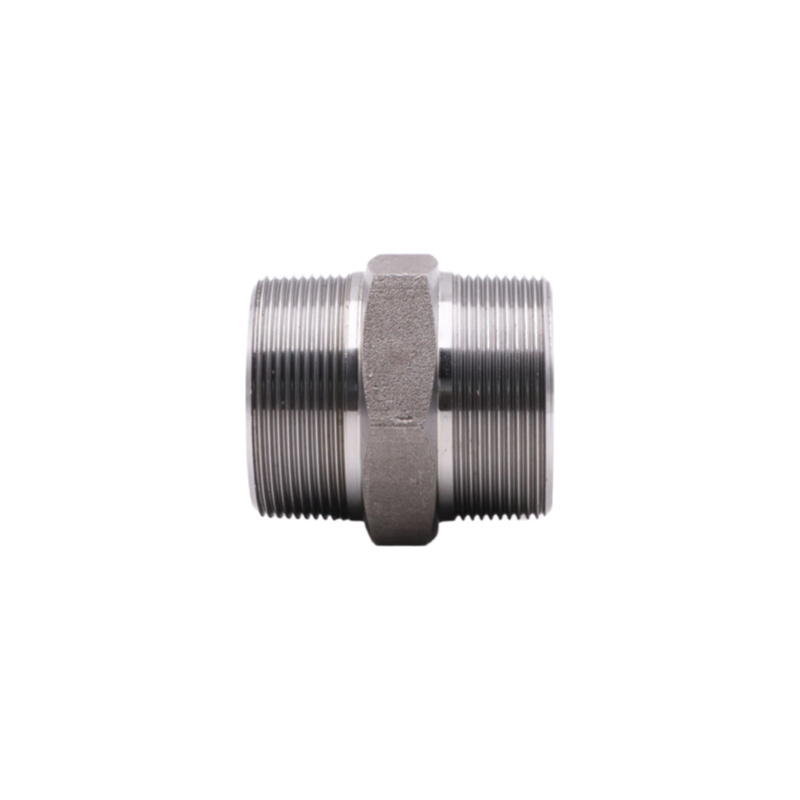 Stainless Steel Male Threaded Hex Nipple Pipe Fittings DIN/ANSI/GB Standard