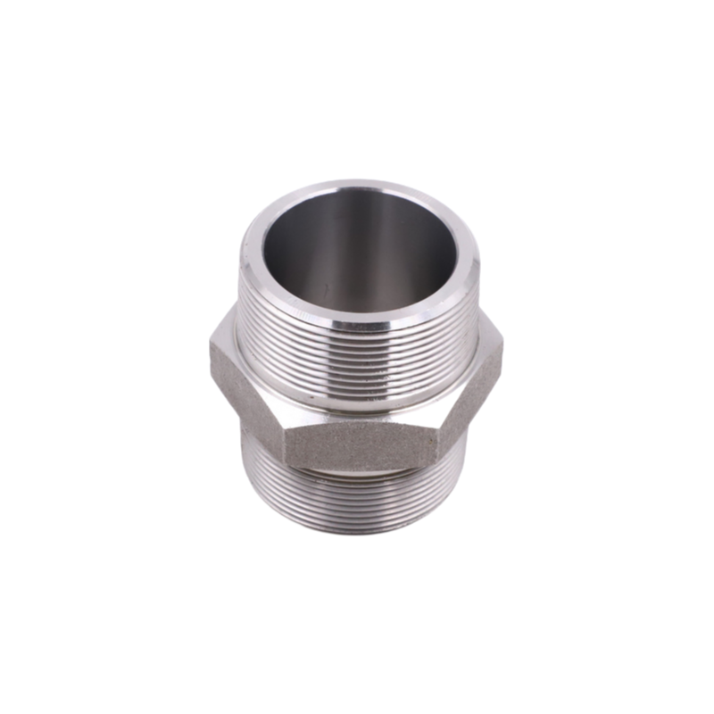 Stainless Steel Male Threaded Hex Nipple Pipe Fittings DIN/ANSI/GB Standard