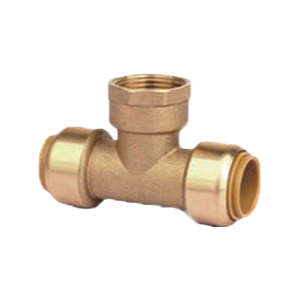 Wholesale Brass Female Center Tee Fittings 0-95°C Temperature Range for Plumbing Applications