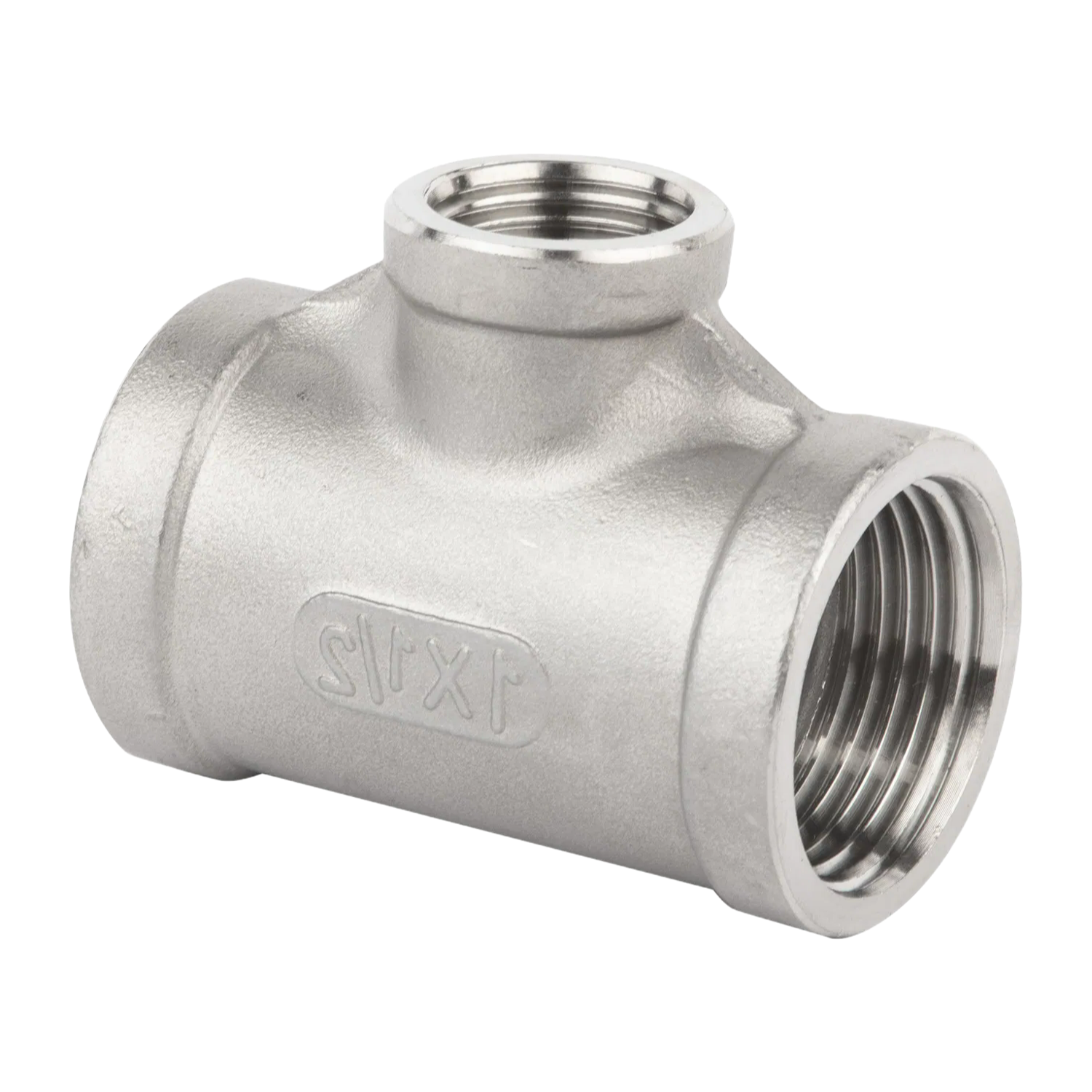 Customizable Stainless Steel Female Thread Reducing Tee Fitting with Pickling Surface Treatment