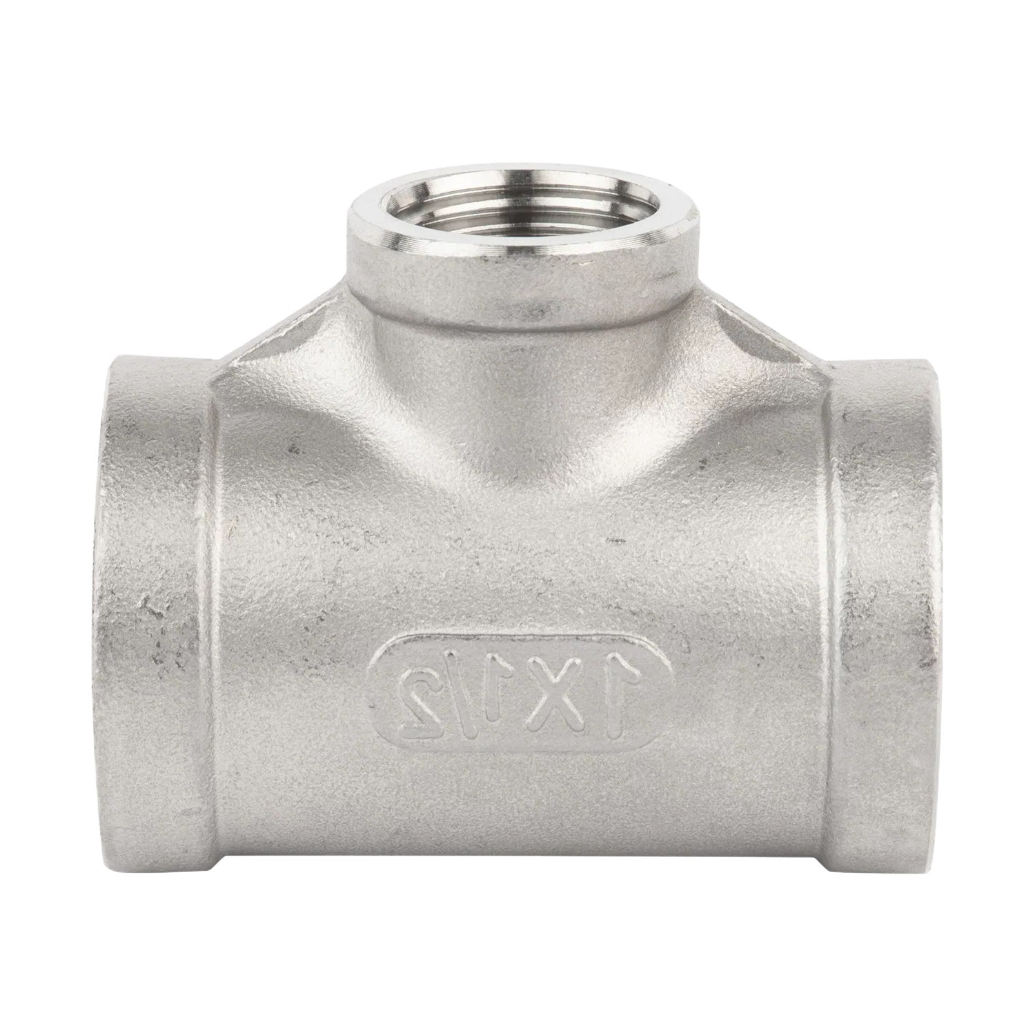 Customizable Stainless Steel Female Thread Reducing Tee Fitting with Pickling Surface Treatment