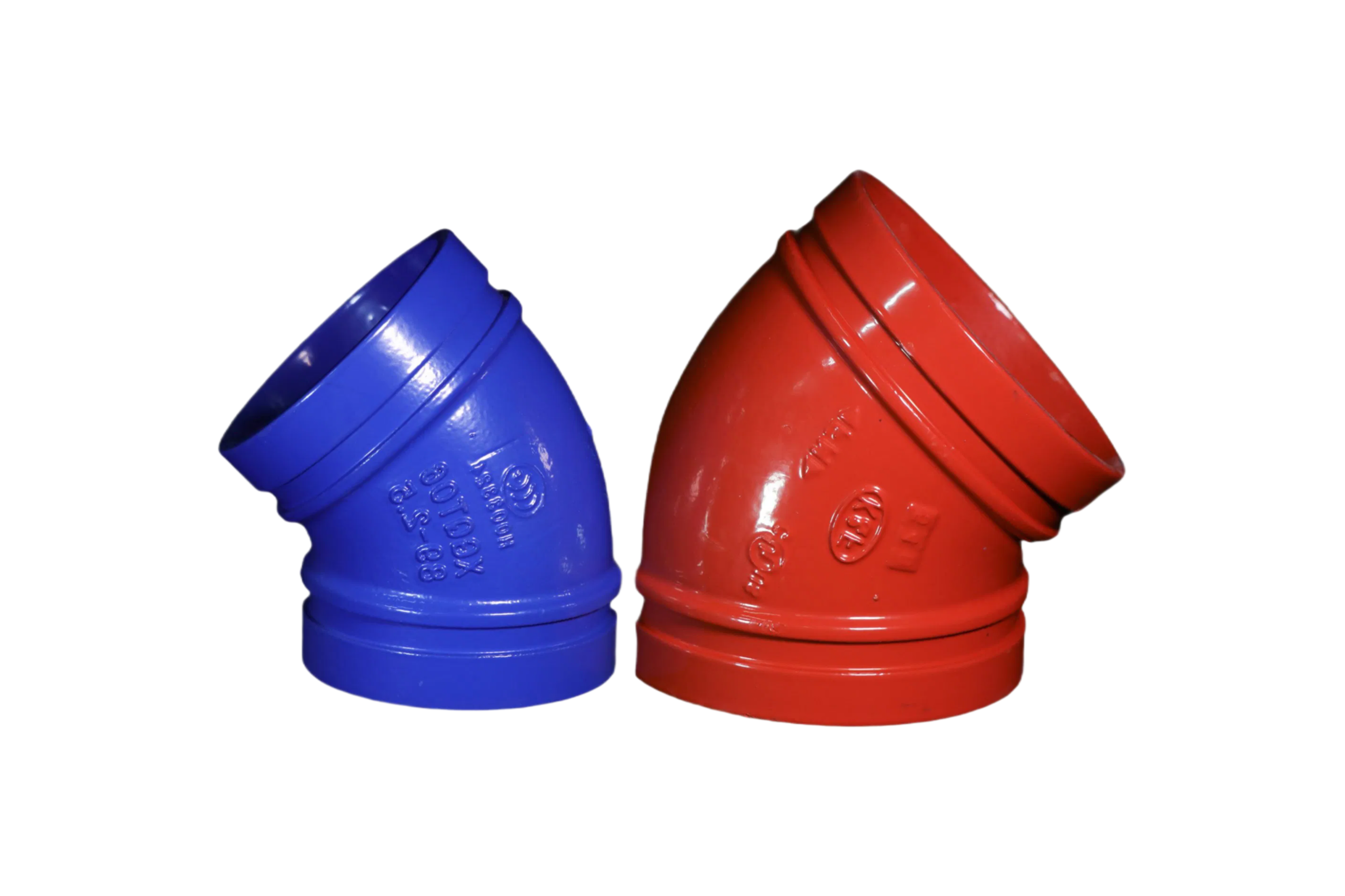 Kanaifu Fire Fighting Ductile Iron Grooved 3 Inch Pipe Fitting 45 Degree Elbow with FM/UL Certificates for Industrial Use