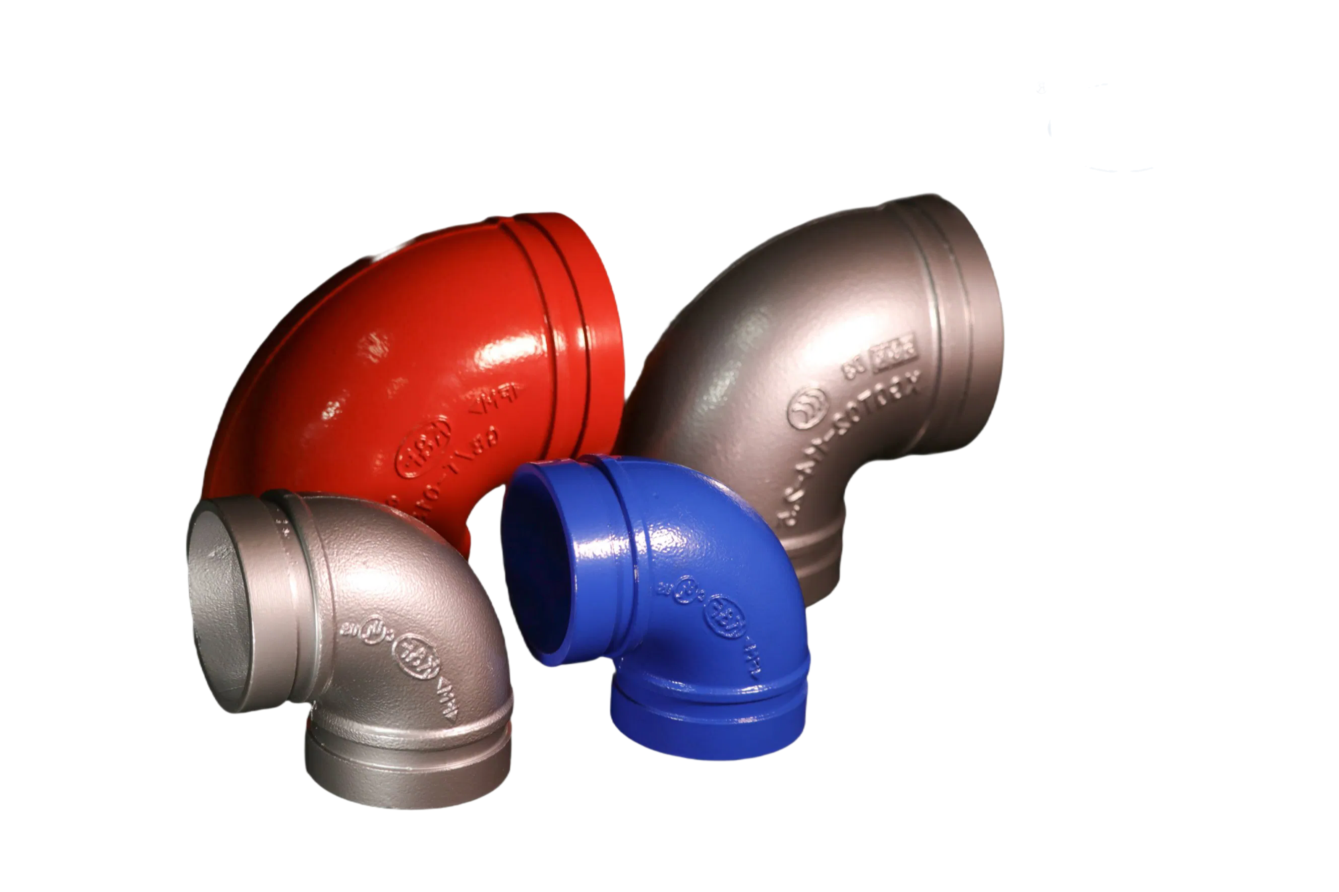 Kanaifu Fire Fighting Ductile Iron Grooved 3 Inch Pipe Fitting 45 Degree Elbow with FM/UL Certificates for Industrial Use