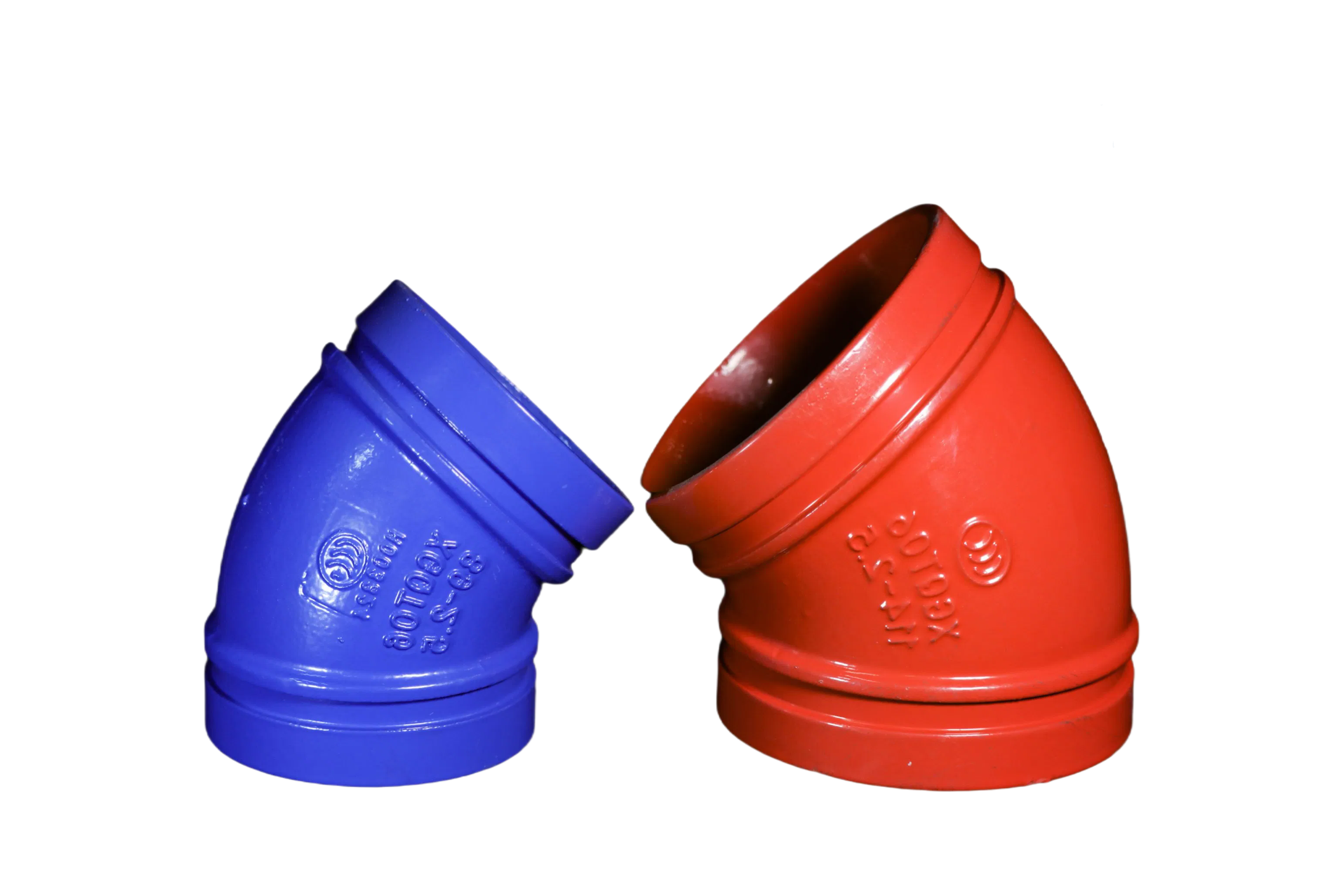 Kanaifu Fire Fighting Ductile Iron Grooved 3 Inch Pipe Fitting 45 Degree Elbow with FM/UL Certificates for Industrial Use