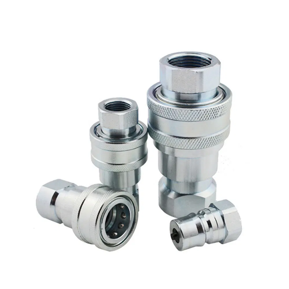 Stainless Steel and Carbon Steel Hydraulic Quick Coupling with Multiple Thread Systems