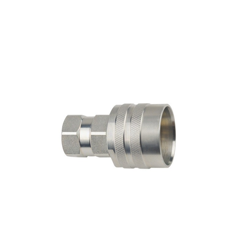 Durable Steel Hydraulic Quick Couplings with NBR Seals for Construction Equipment