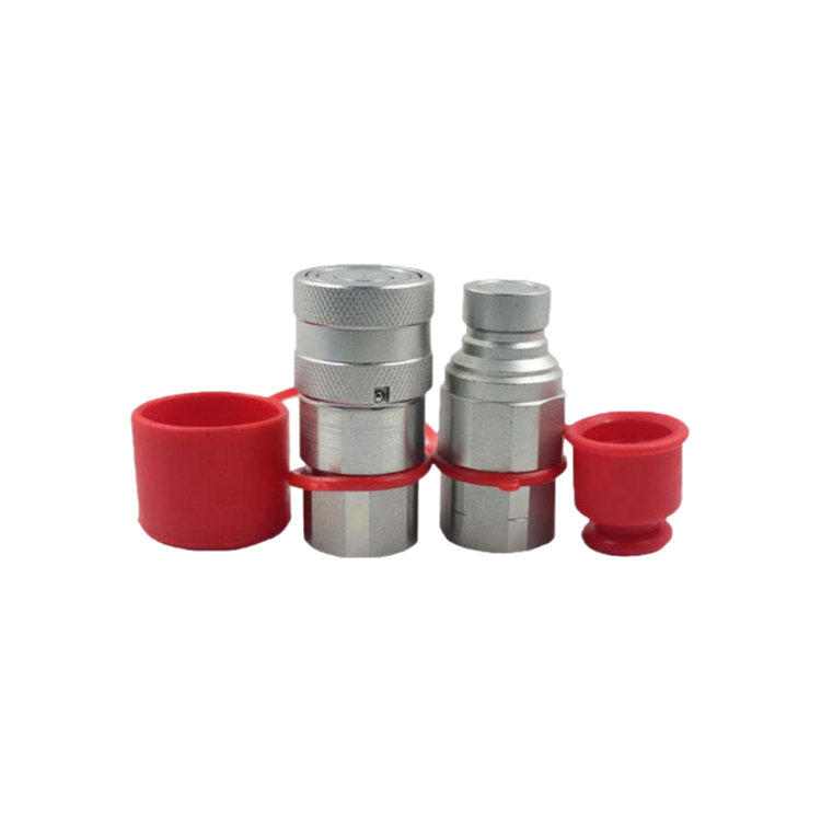 ISO16028 FF Series Flat Face Hydraulic Quick Couplings 1 Inch Steel High Pressure Connectors