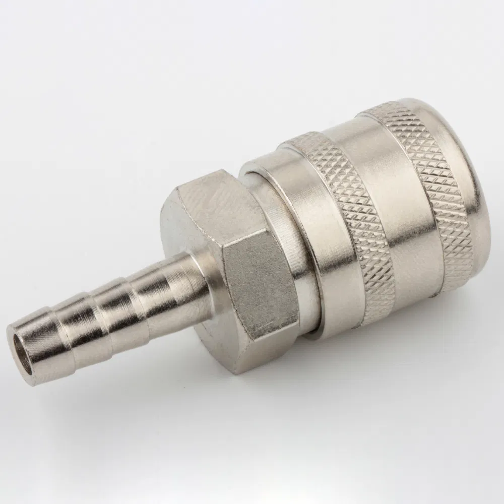 Industrial Grade Pneumatic Quick Connect Couplings with NBR/Viton Seals for Harsh Environments