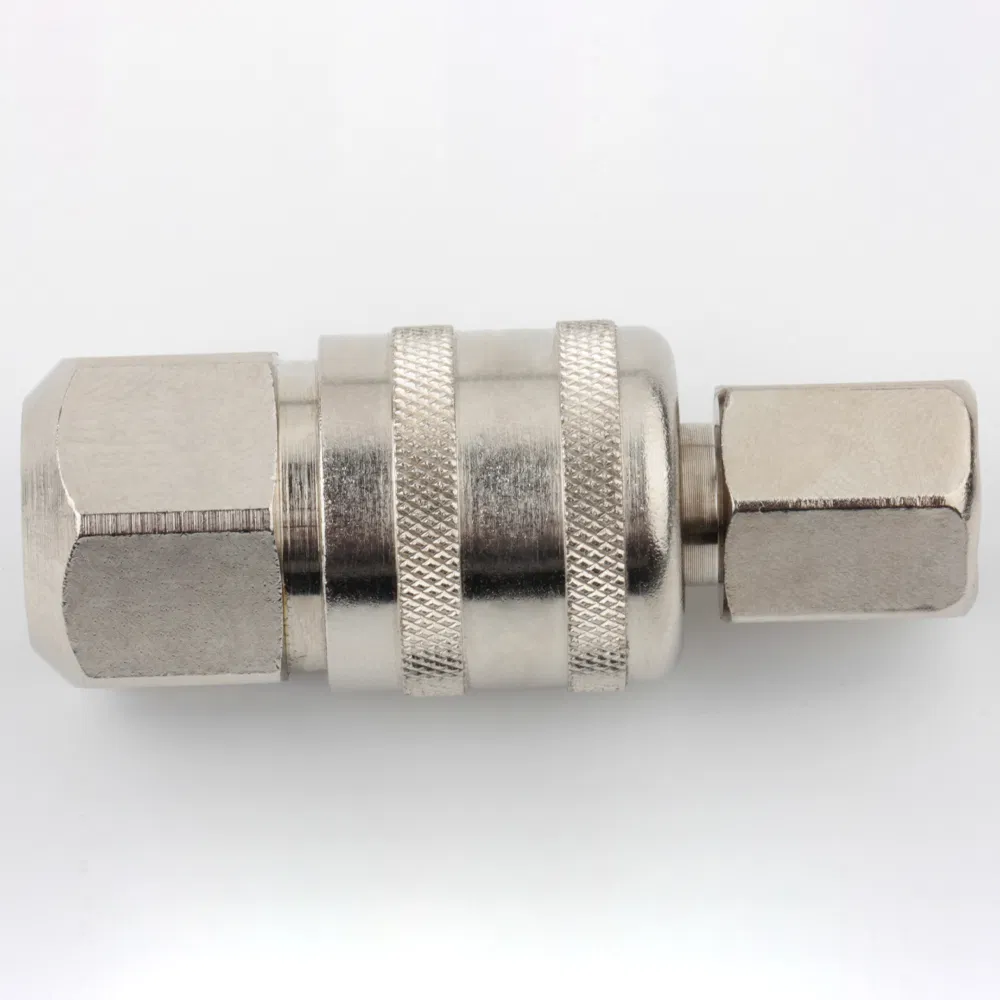 Industrial Grade Pneumatic Quick Connect Couplings with NBR/Viton Seals for Harsh Environments