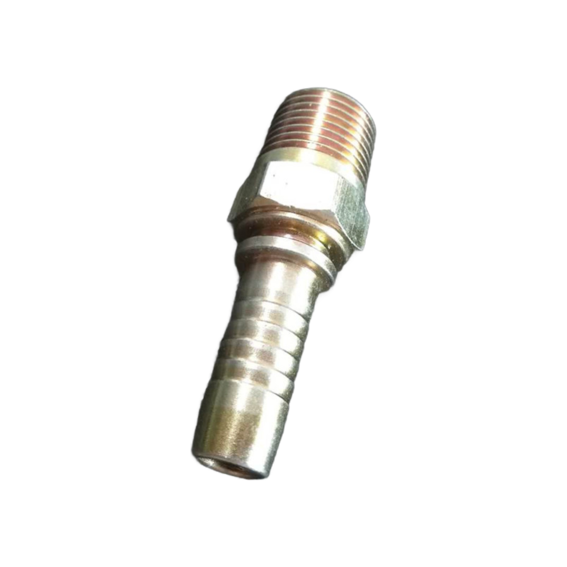 BSPT Hydraulic Hose Insert Coupling - Straight Male DIN Standard Crimping Fittings 1/8" to 2"
