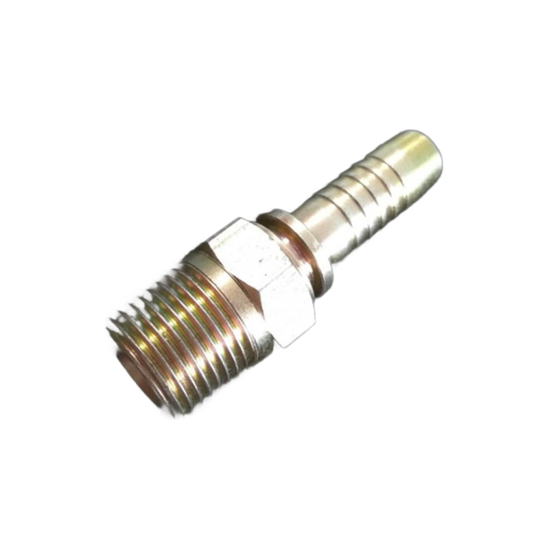 BSPT Hydraulic Hose Insert Coupling - Straight Male DIN Standard Crimping Fittings 1/8" to 2"