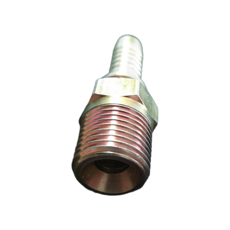 BSPT Hydraulic Hose Insert Coupling - Straight Male DIN Standard Crimping Fittings 1/8" to 2"
