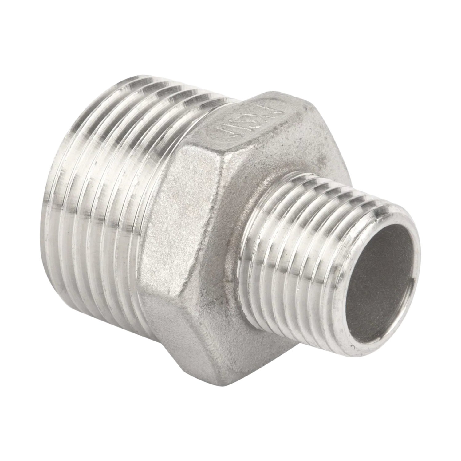 Stainless Steel Pipe Fitting Reducing Nipple with Male Connection and Pickling Surface