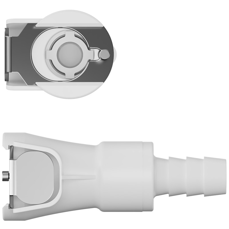 Q40 Quick Disconnect Couplings for Laboratory and Medical Applications - High Pressure Resistant PP/POM Material