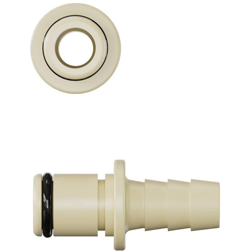 Q40 Quick Disconnect Couplings for Laboratory and Medical Applications - High Pressure Resistant PP/POM Material
